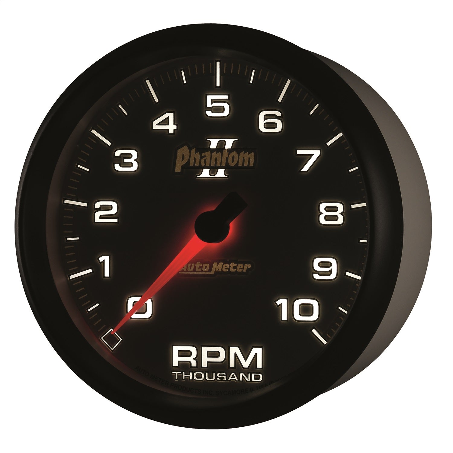5" IN-DASH TACHOMETER, 0-10,000 RPM, PHANTOM II