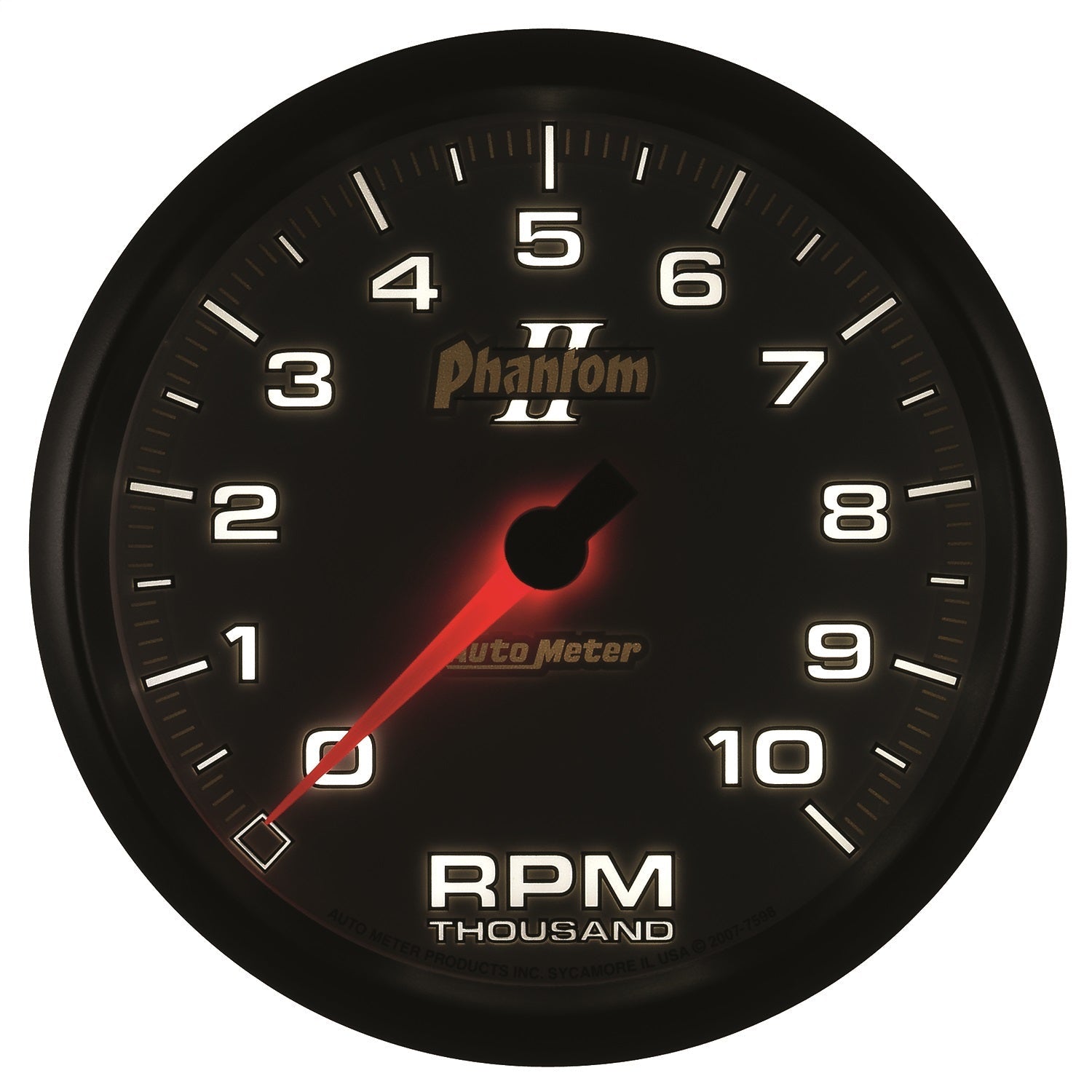 5" IN-DASH TACHOMETER, 0-10,000 RPM, PHANTOM II