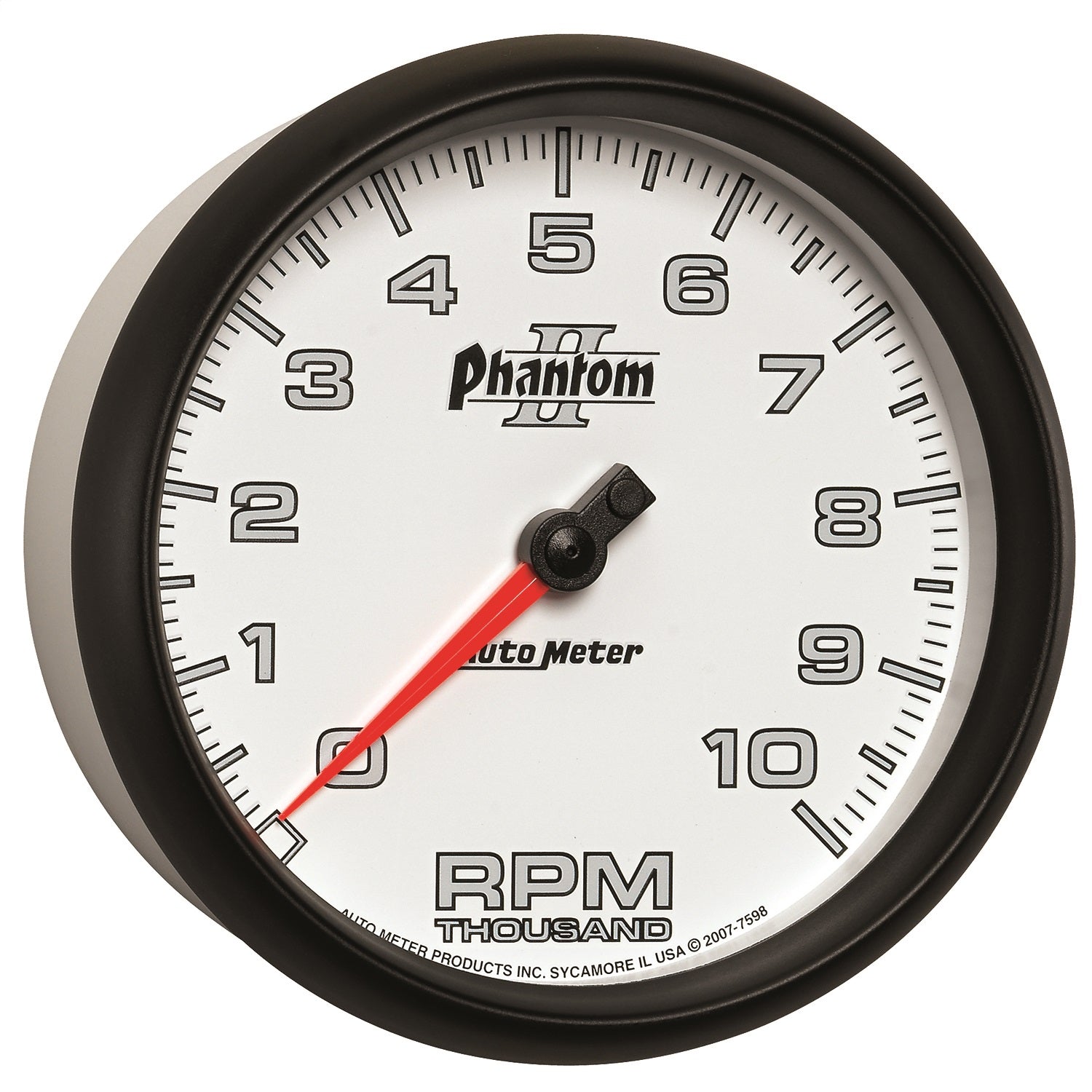 5" IN-DASH TACHOMETER, 0-10,000 RPM, PHANTOM II