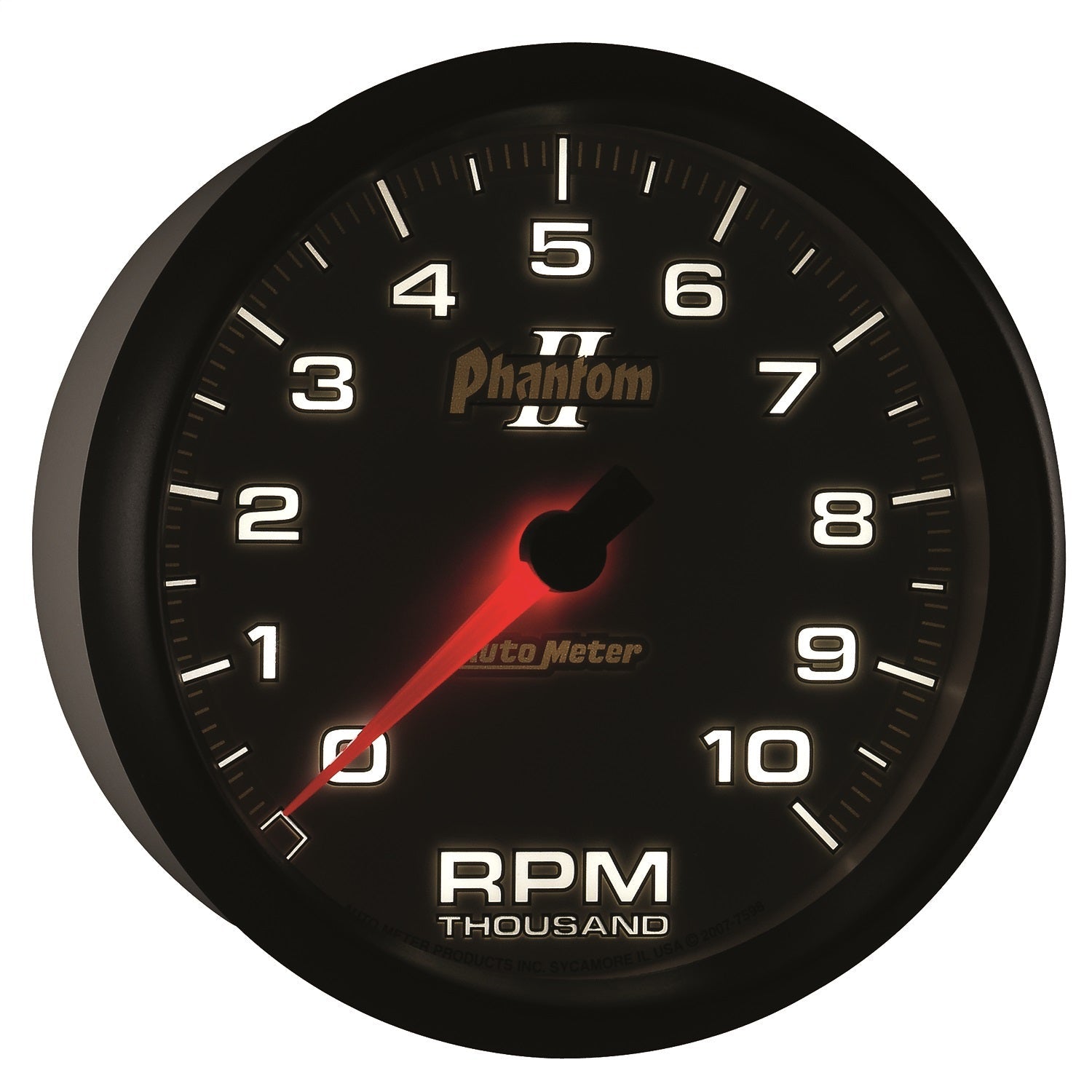 5" IN-DASH TACHOMETER, 0-10,000 RPM, PHANTOM II