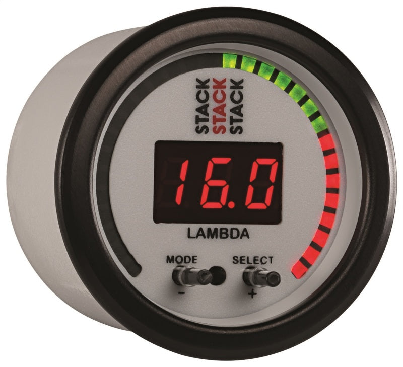 WIDEBAND AIR-FUEL RATIO (LAMBDA), PRO-CONTROL, 52MM, WHT
