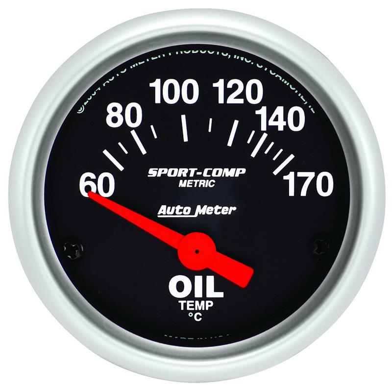 2-1/16" OIL TEMPERATURE, 60-170 °C, SPORT-COMP
