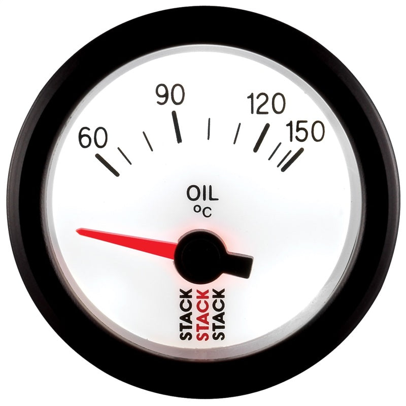 OIL TEMP, ELECTRIC, 52MM, WHT, 60-150 °C, M10 MALE