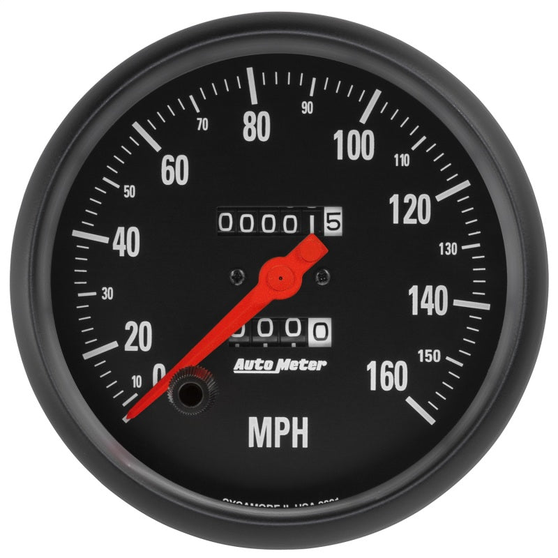 5" SPEEDOMETER, 0-160 MPH, Z-SERIES