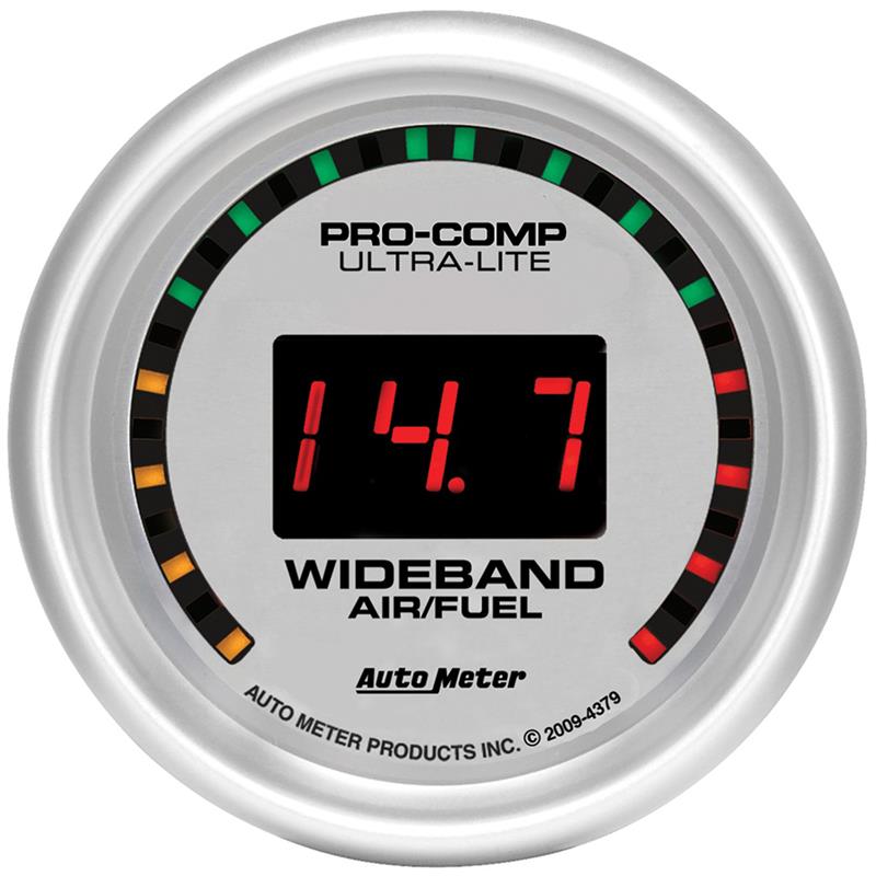 2-1/16" WIDEBAND STREET AIR/FUEL RATIO, 10:1-17:1 AFR, ULTRA-LITE