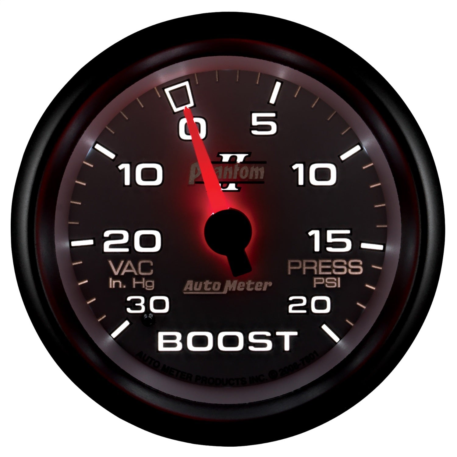 2-5/8" BOOST/VACUUM, 30 IN HG/20 PSI, PHANTOM II