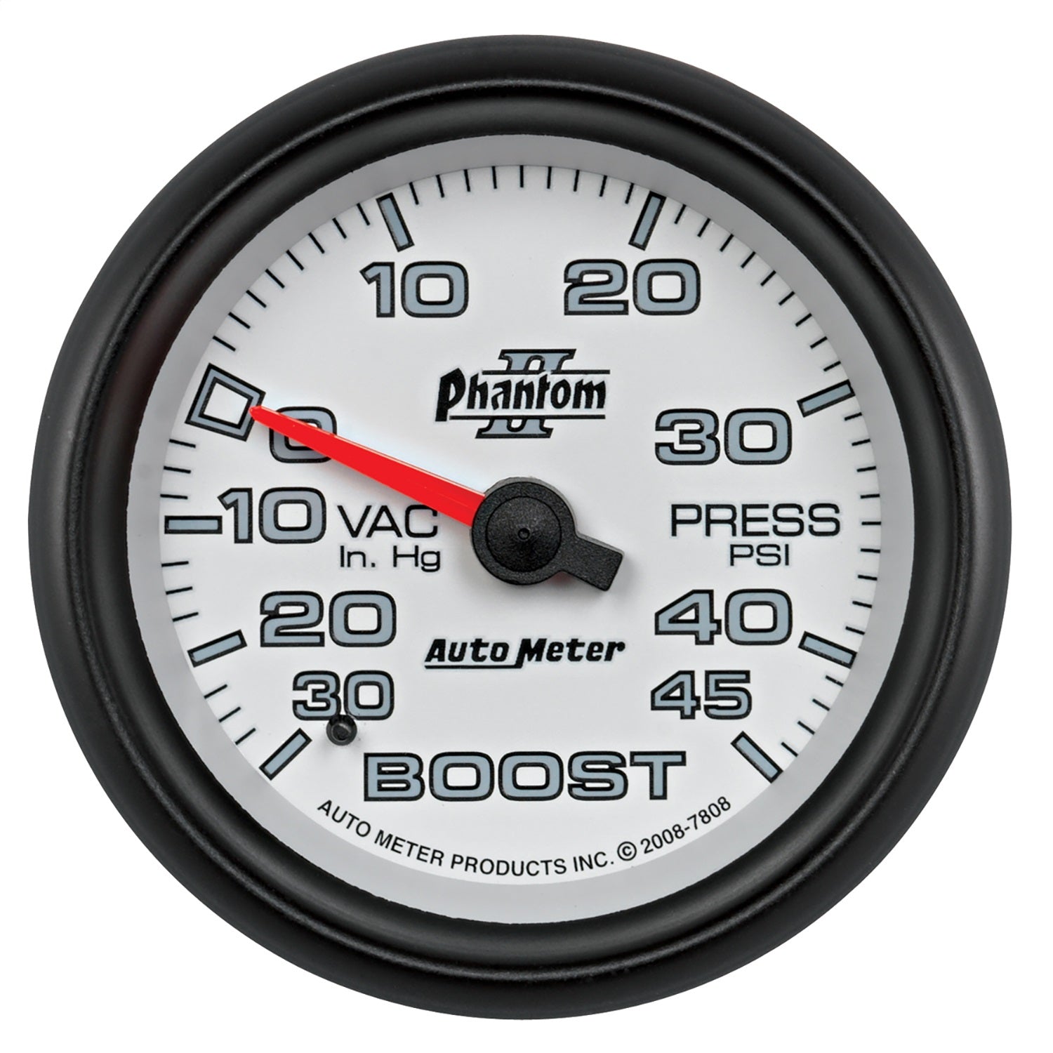 2-5/8" BOOST/VACUUM, 30 IN HG/45 PSI, PHANTOM II