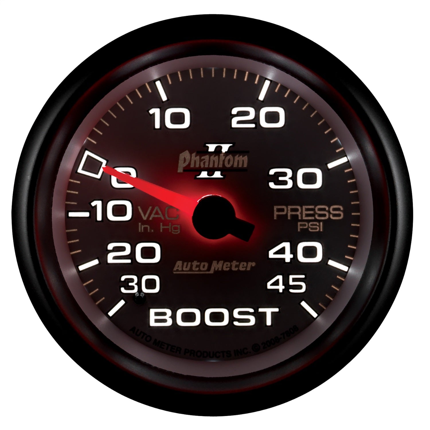 2-5/8" BOOST/VACUUM, 30 IN HG/45 PSI, PHANTOM II