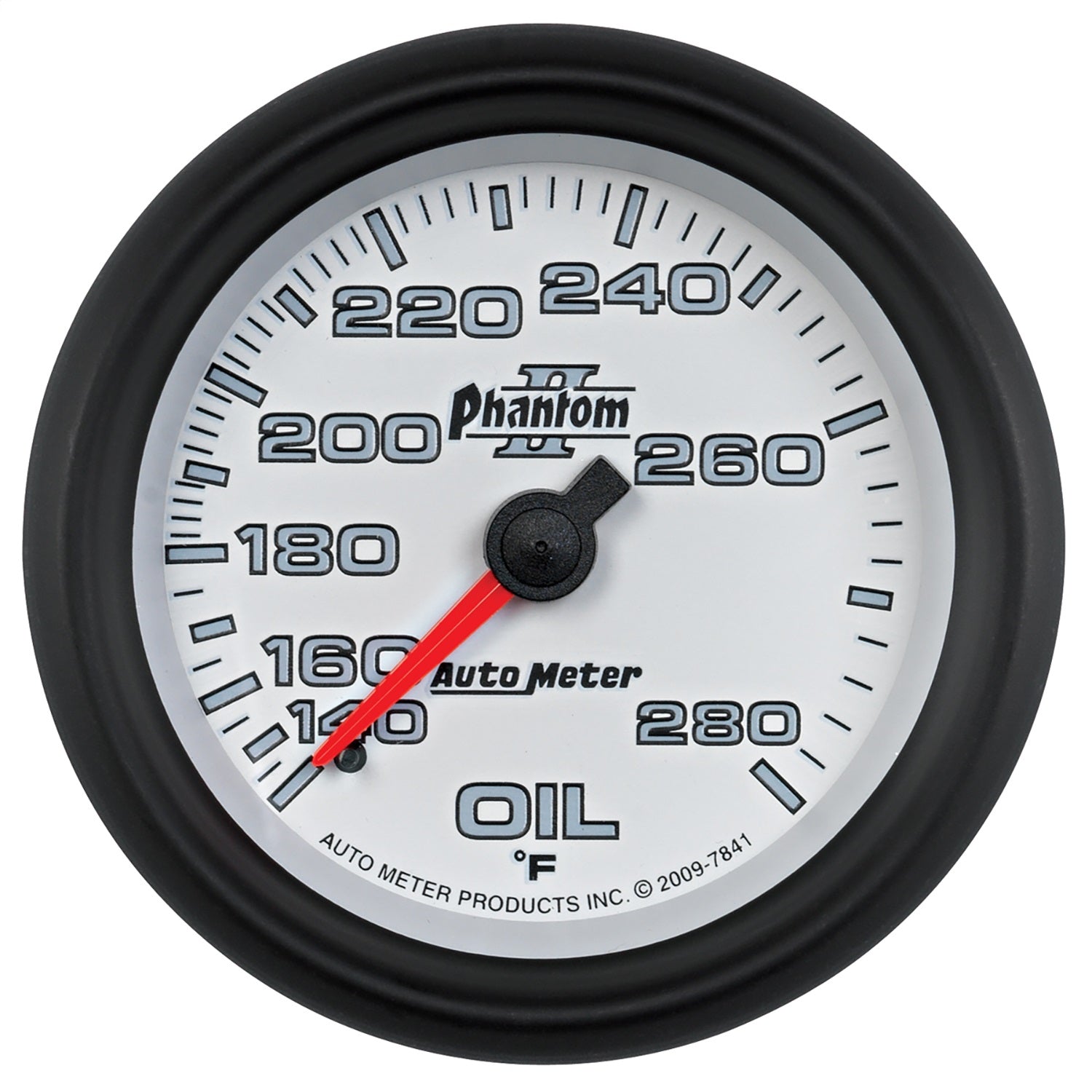 2-5/8" OIL TEMPERATURE, 140-280 °F, PHANTOM II