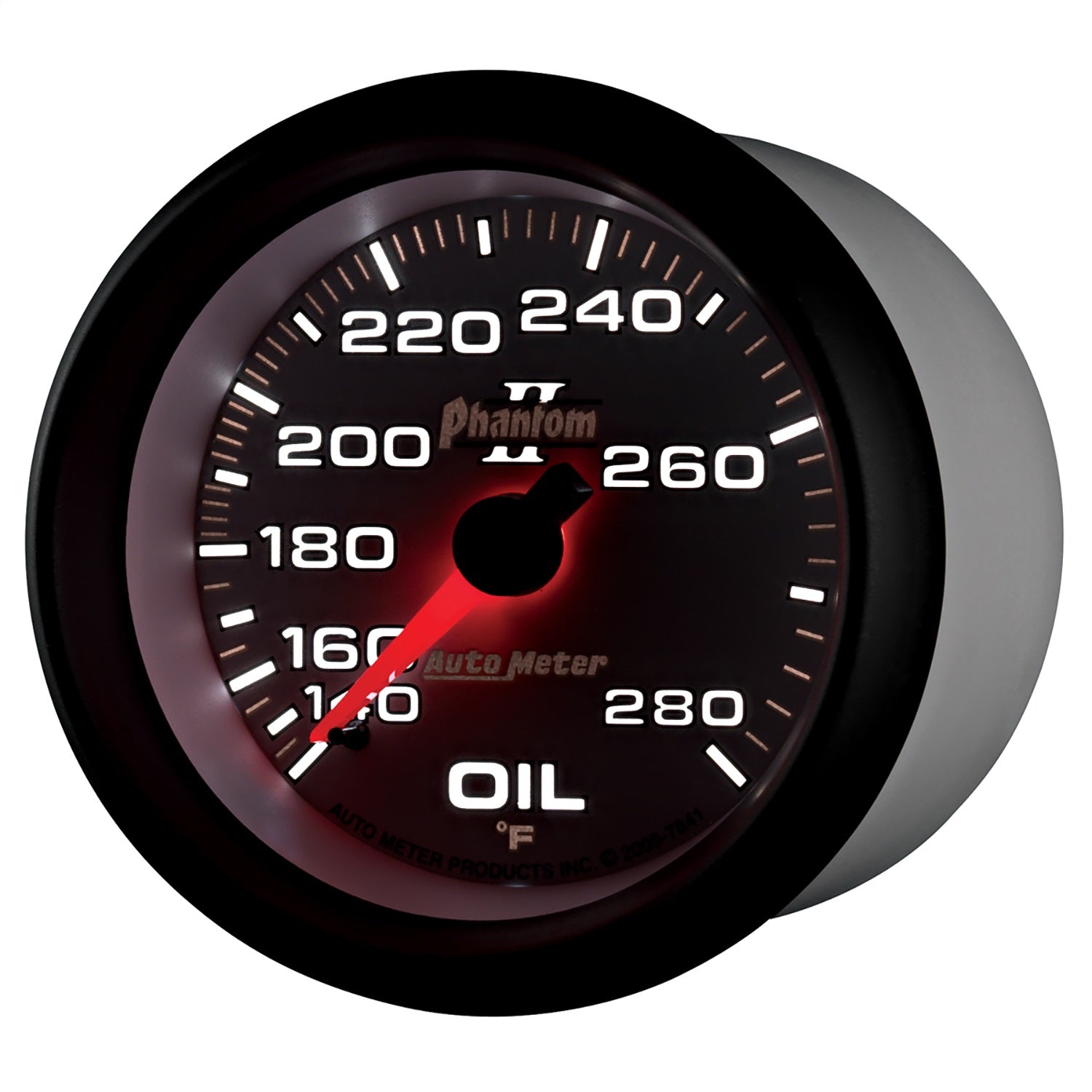 2-5/8" OIL TEMPERATURE, 140-280 °F, PHANTOM II
