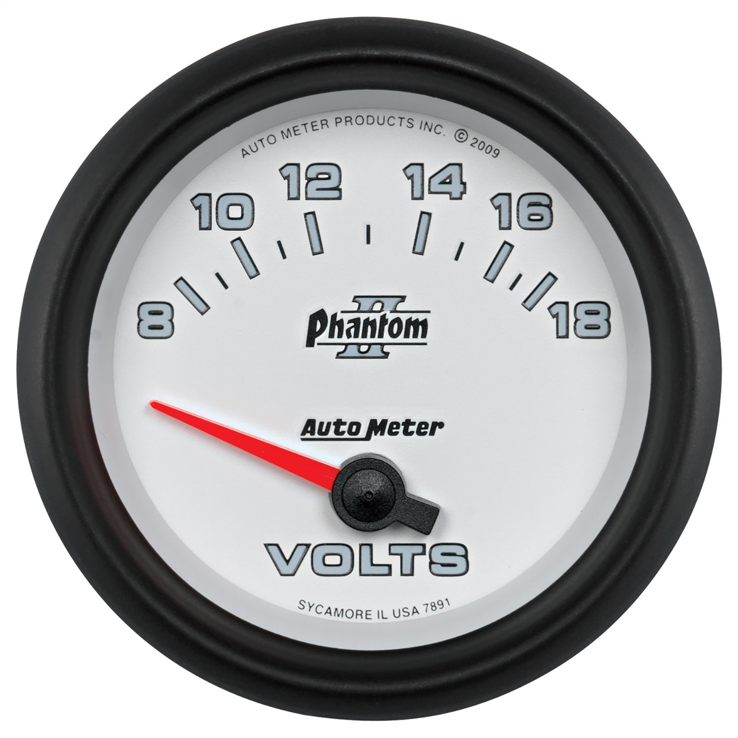 2-5/8" VOLTMETER, 8-18V, PHANTOM II