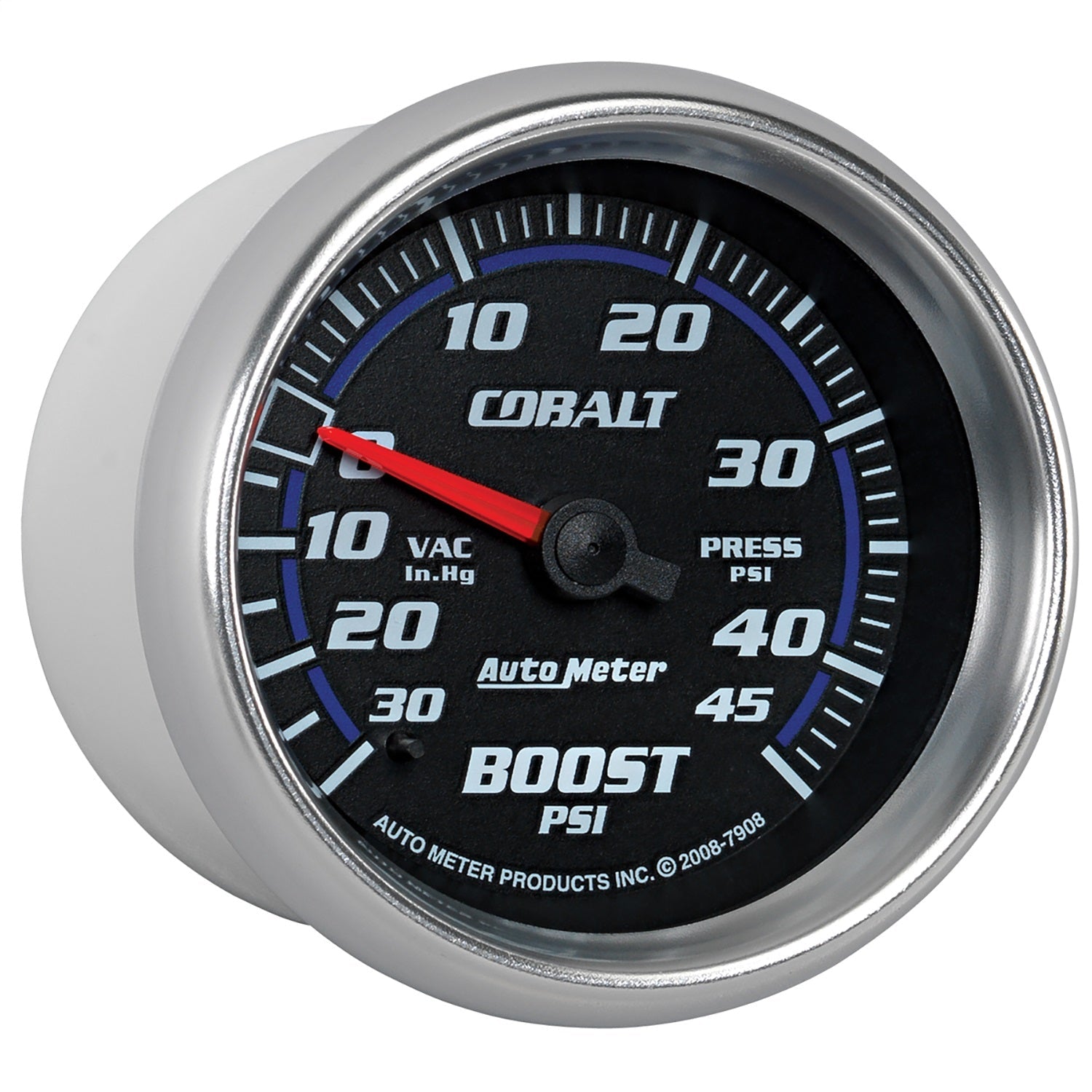 2-5/8" BOOST/VACUUM, 30 IN HG/45 PSI, COBALT