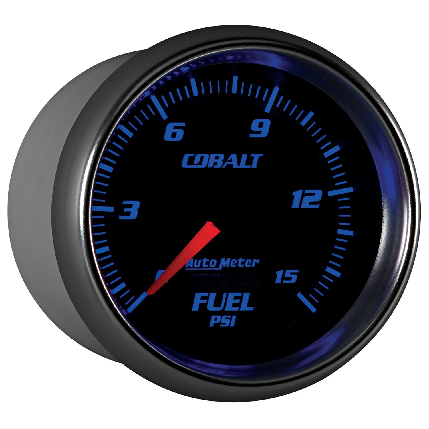 2-5/8" FUEL PRESSURE, 0-15 PSI, COBALT