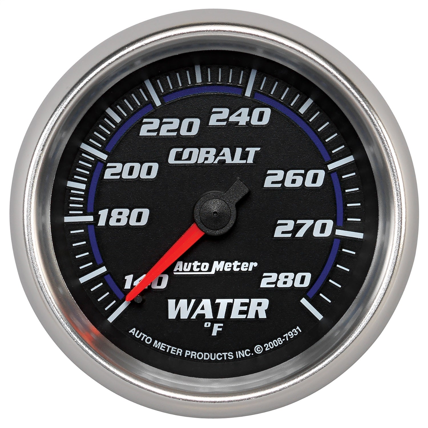 2-5/8" WATER TEMPERATURE, 140-280 °F, COBALT