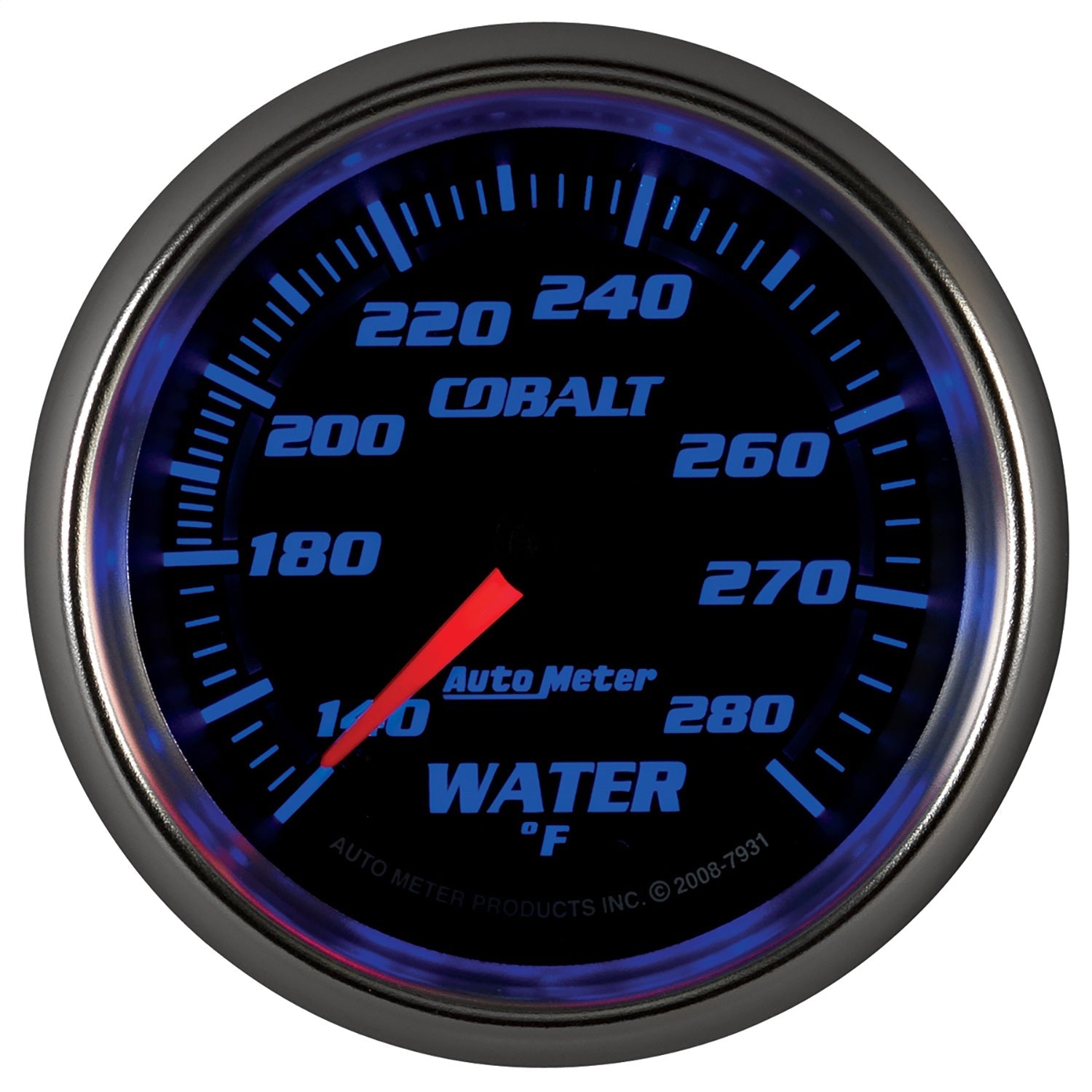 2-5/8" WATER TEMPERATURE, 140-280 °F, COBALT
