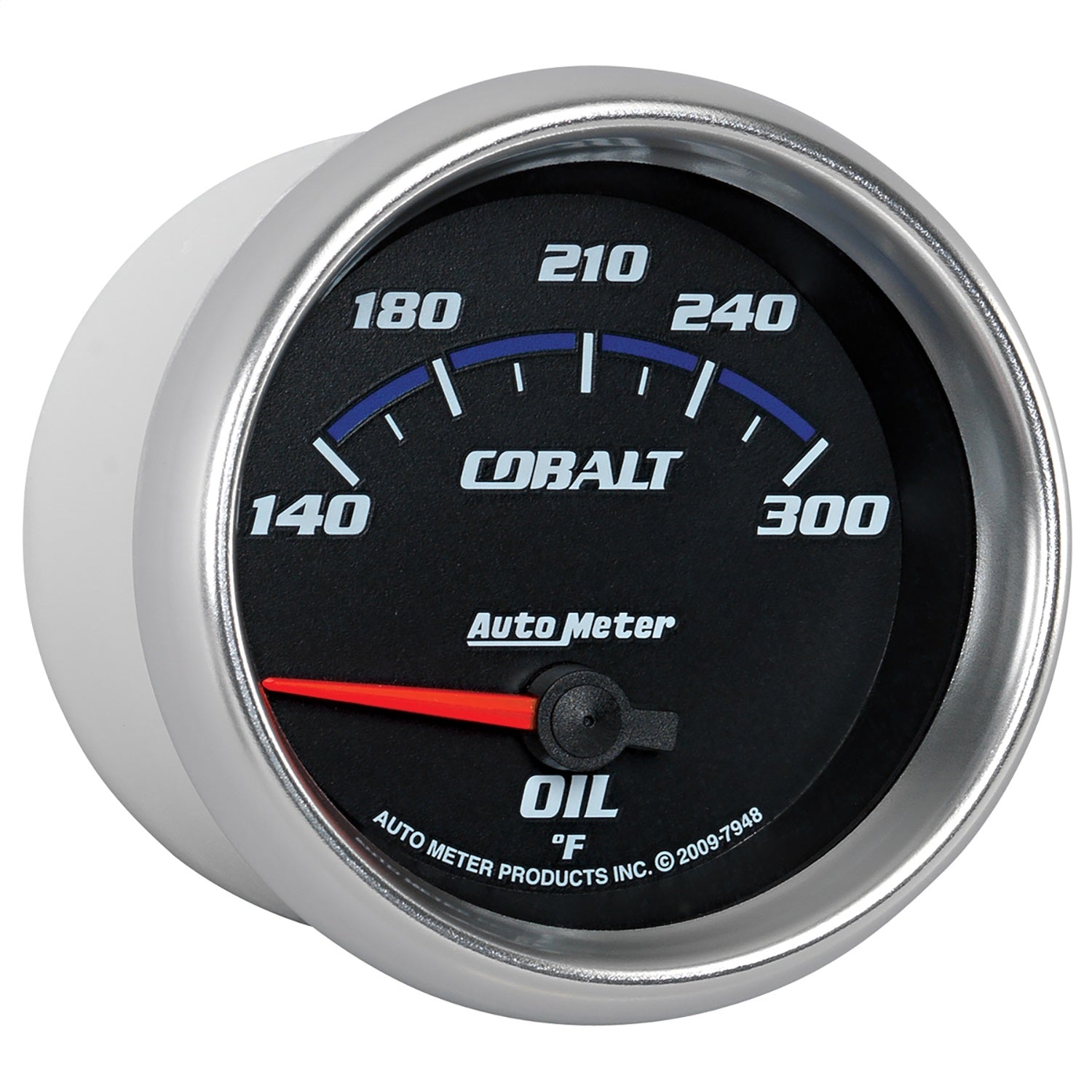 2-5/8" OIL TEMPERATURE, 140-300 °F, COBALT