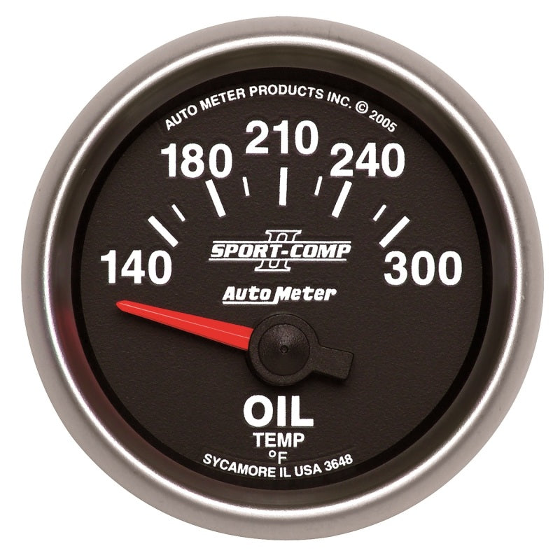 2-1/16" OIL TEMPERATURE, 140-300 °F, SPORT-COMP II