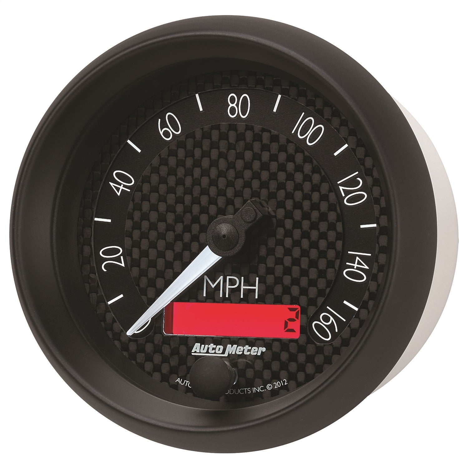 3-3/8" SPEEDOMETER, 0-160 MPH, GT