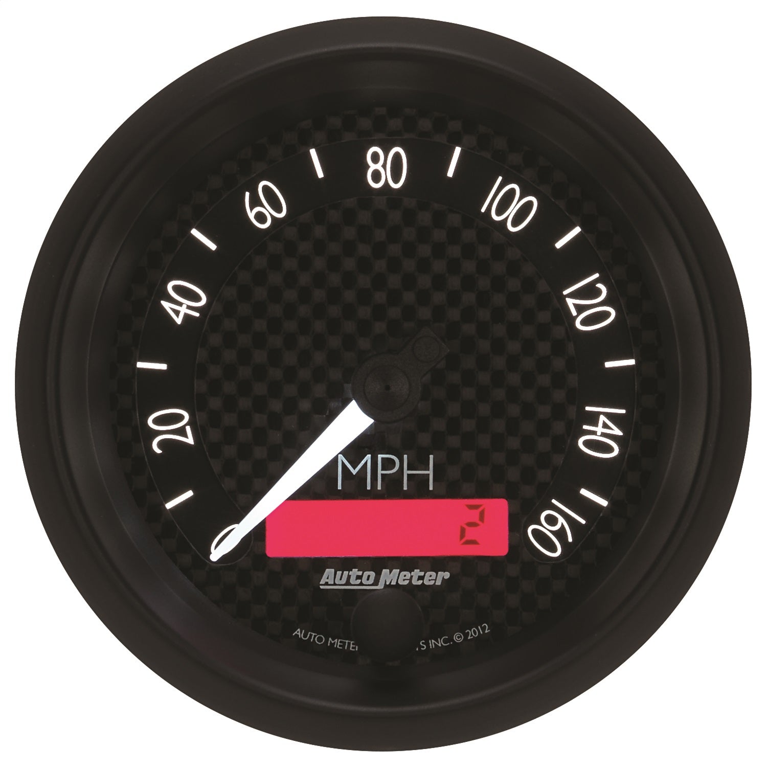 3-3/8" SPEEDOMETER, 0-160 MPH, GT