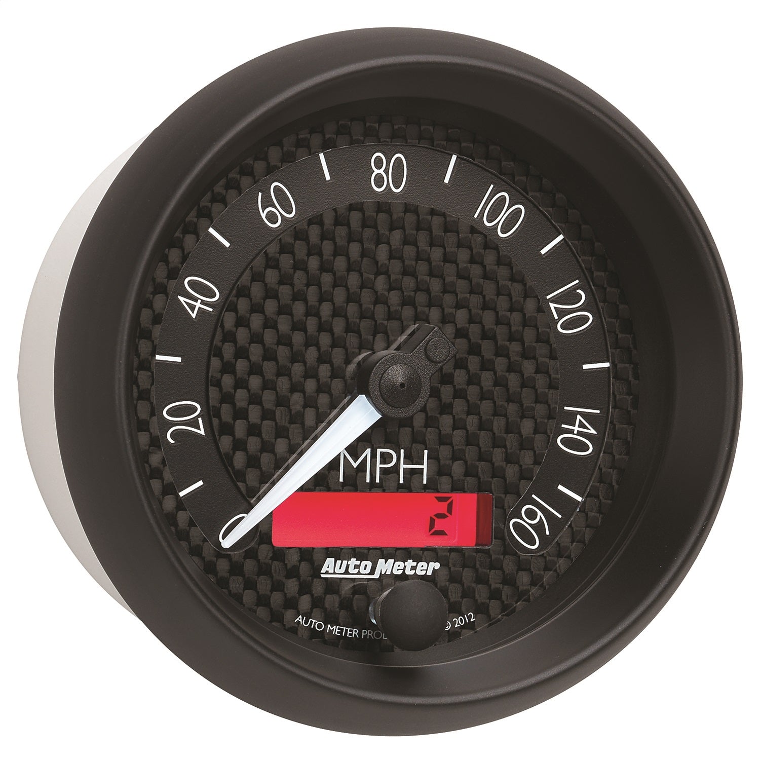 3-3/8" SPEEDOMETER, 0-160 MPH, GT