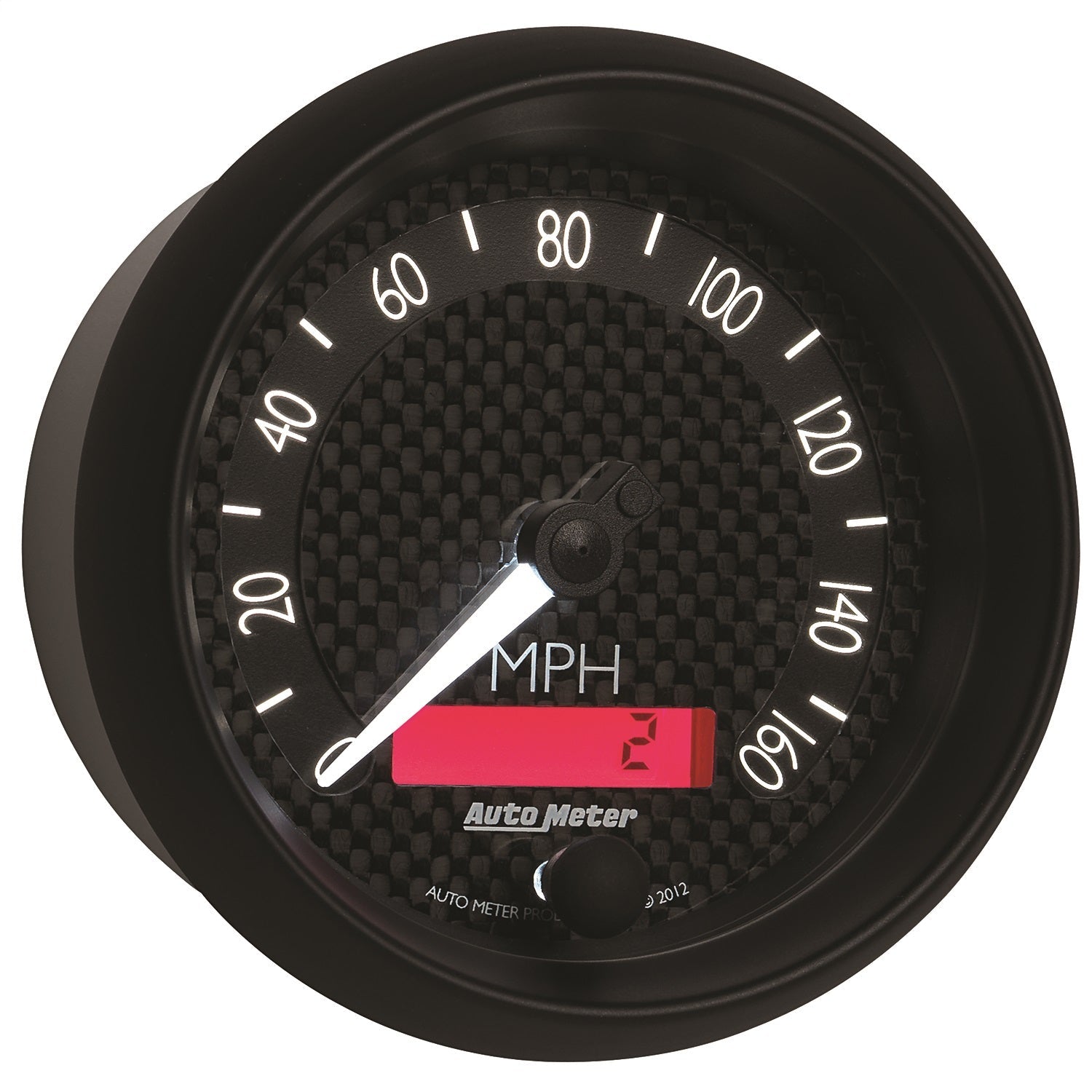 3-3/8" SPEEDOMETER, 0-160 MPH, GT