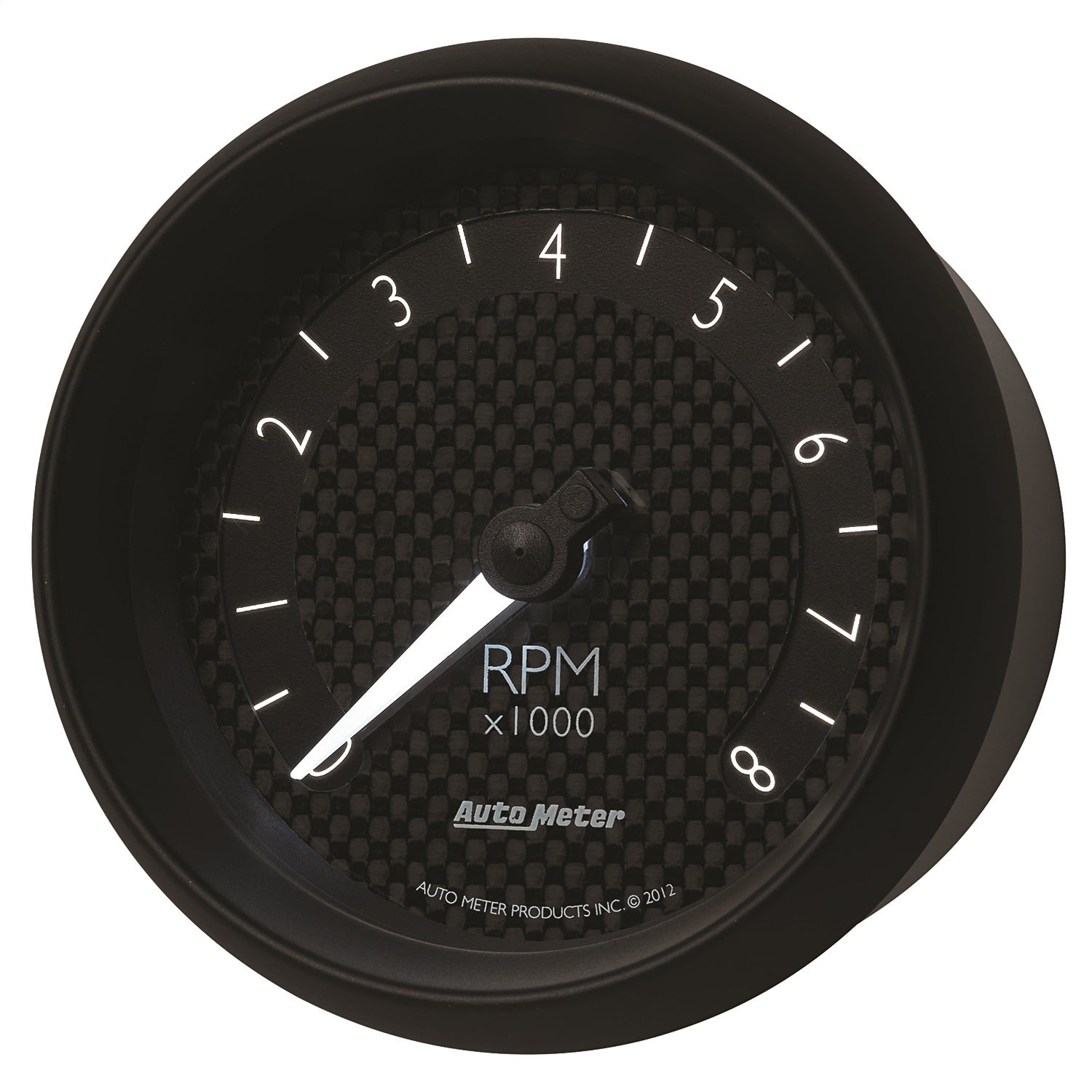 3-3/8" IN-DASH TACHOMETER, 0-8,000 RPM, GT