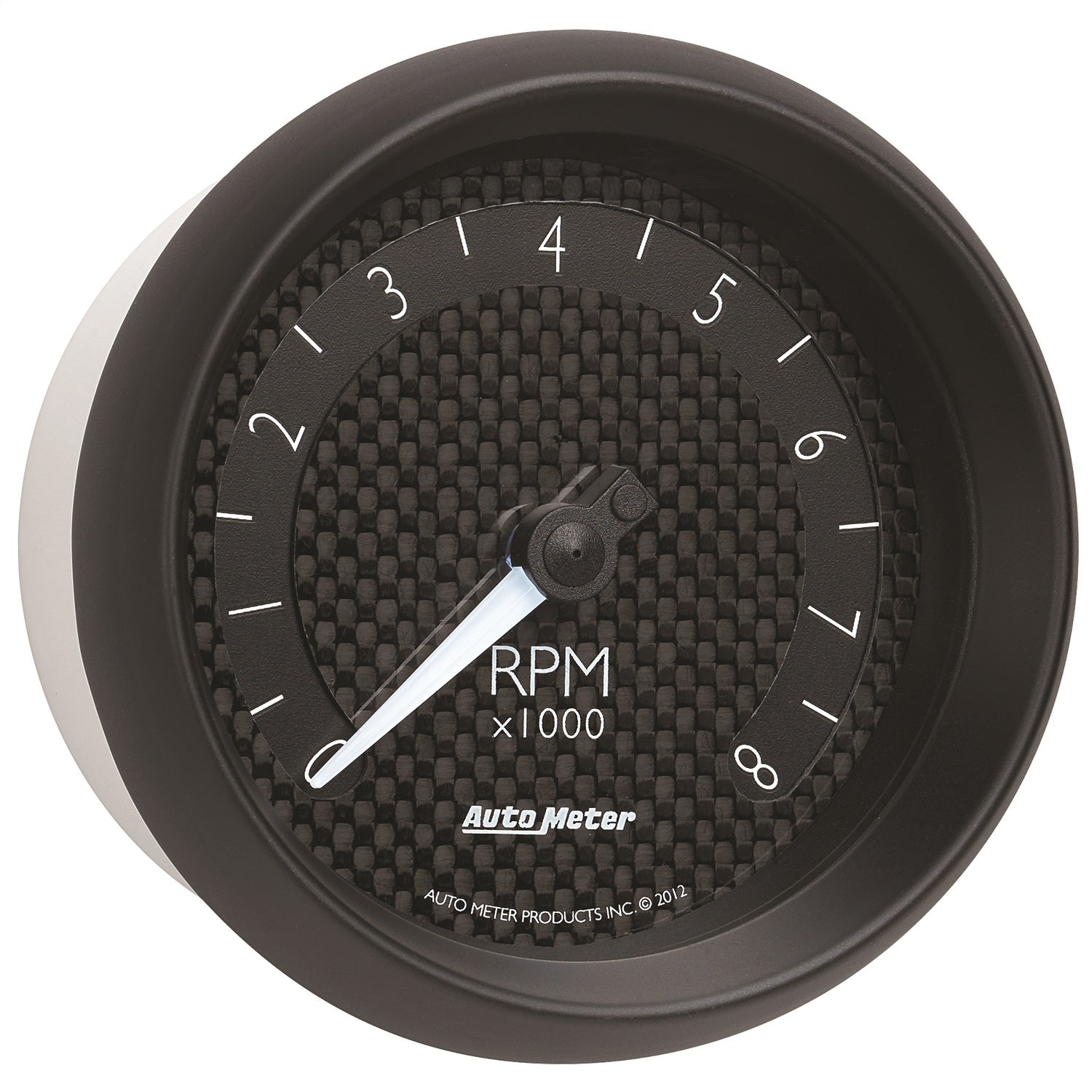 3-3/8" IN-DASH TACHOMETER, 0-8,000 RPM, GT