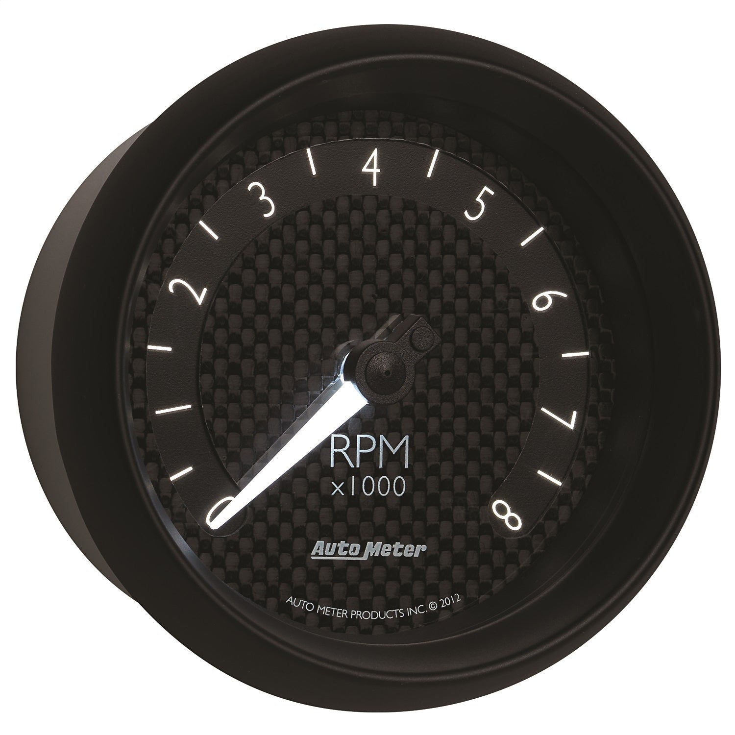3-3/8" IN-DASH TACHOMETER, 0-8,000 RPM, GT