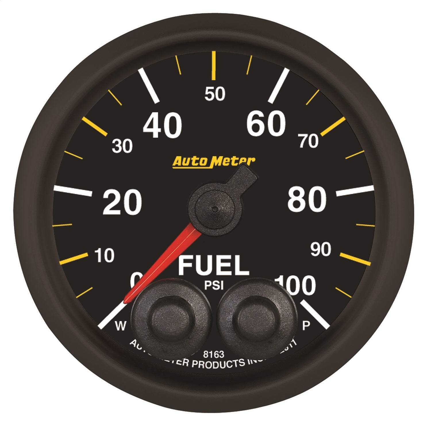 2-1/16" FUEL PRESSURE, 0-100 PSI, NASCAR