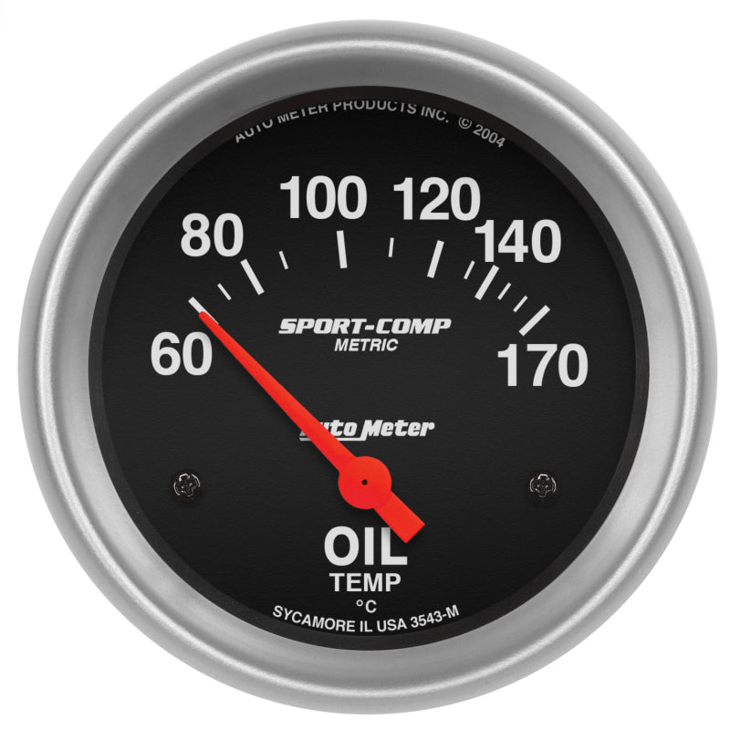 2-5/8" OIL TEMPERATURE, 60-170 °C, SPORT-COMP