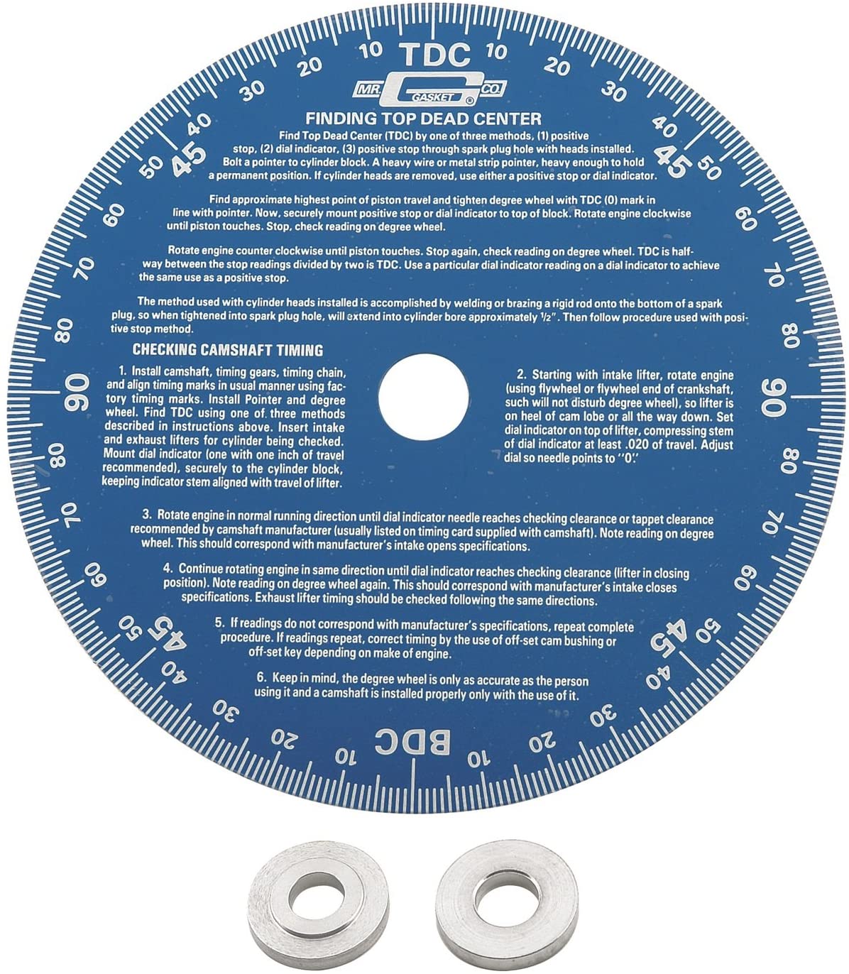 Mr. Gasket 1570 Cam Degree Wheel