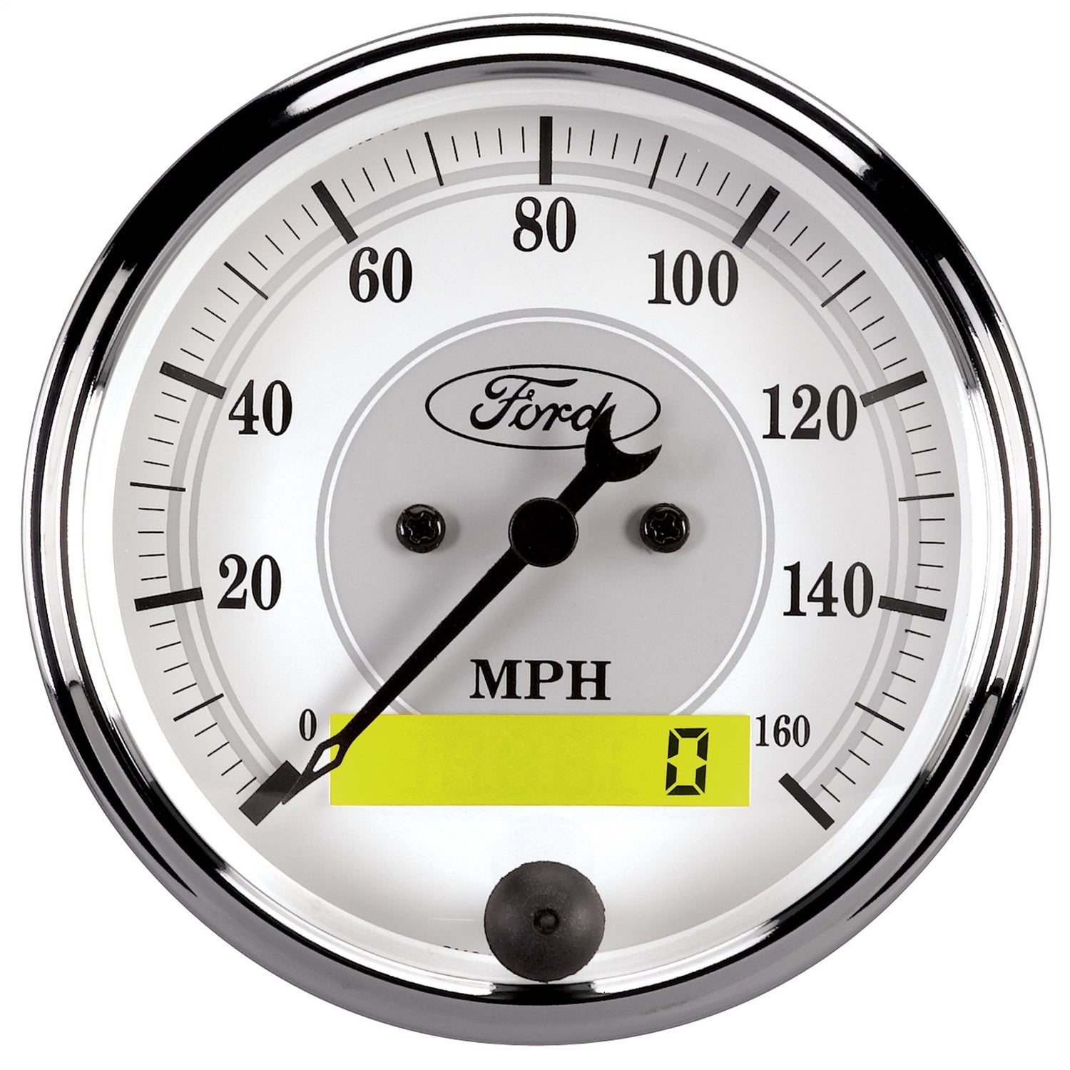 5 PC. GAUGE KIT, 3-1/8" & 2-1/16", ELEC. SPEEDOMETER, FORD MASTERPIECE