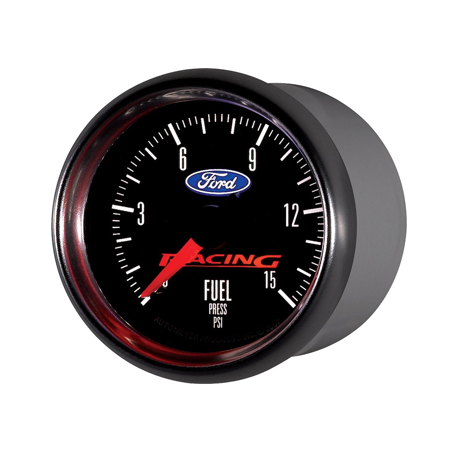2-1/16" FUEL PRESSURE, 0-15 PSI, FORD RACING