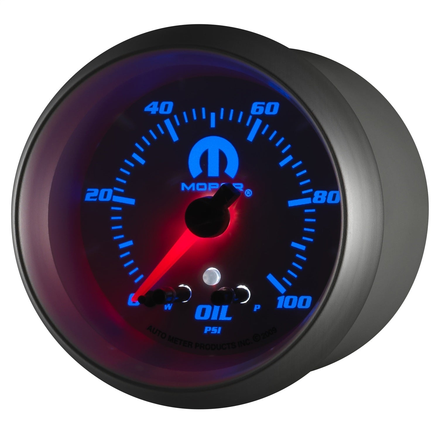 2-5/8" OIL PRESSURE, 0-100 PSI, MOPAR