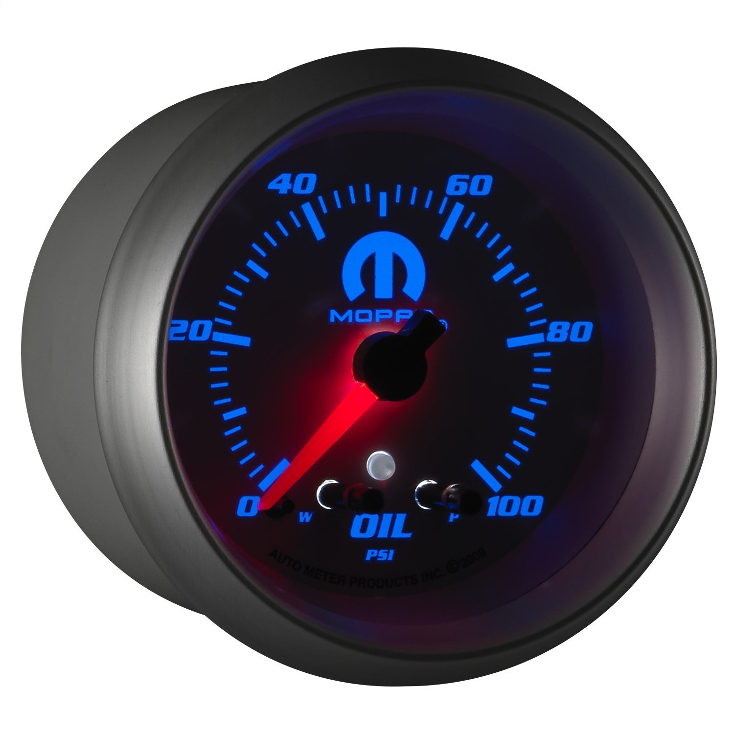 2-5/8" OIL PRESSURE, 0-100 PSI, MOPAR