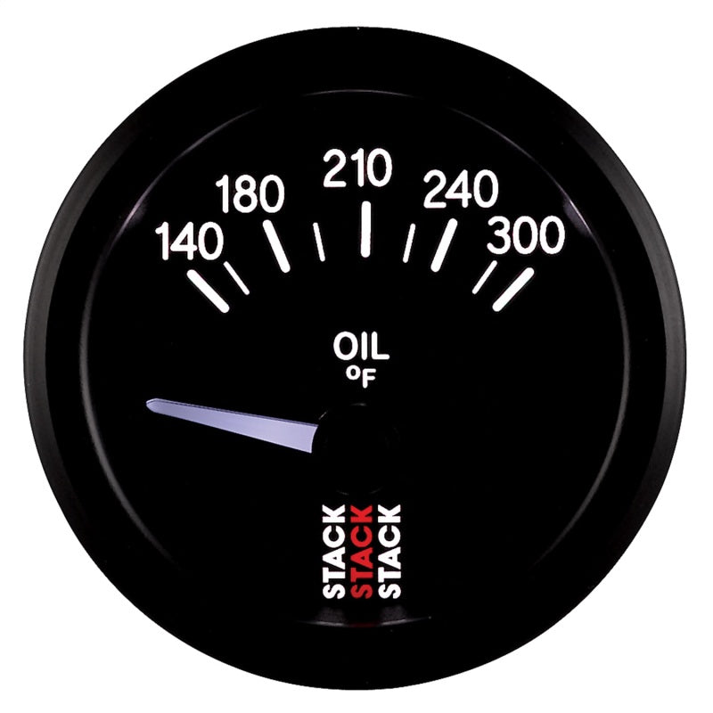 OIL TEMP, ELECTRIC, 52MM, BLK, 140-300 °F, 1/8" NPTF