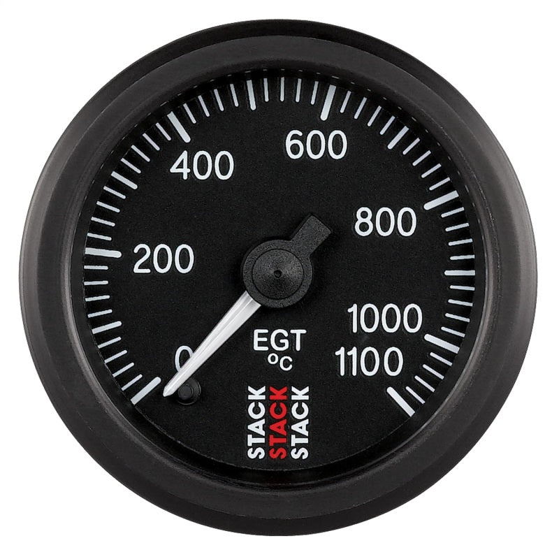 EXHAUST GAS TEMP, PRO STEPPER MOTOR, 52MM, BLK, 0-1100 °C