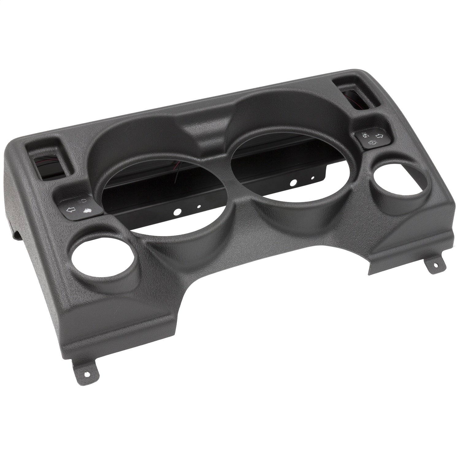 DIRECT FIT DASH PANEL, 4 GAUGE (5" X2, 2 1/16" X2), JEEP TJ / XJ