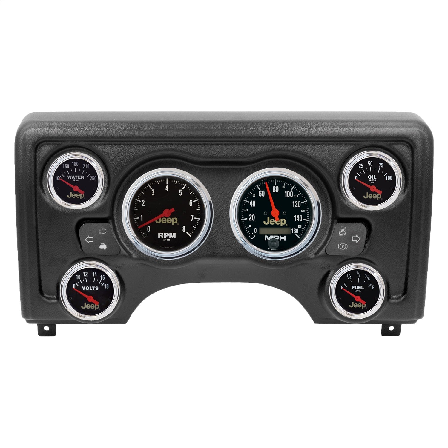 6 GAUGE DIRECT-FIT DASH KIT, JEEP TJ 97-06, JEEP
