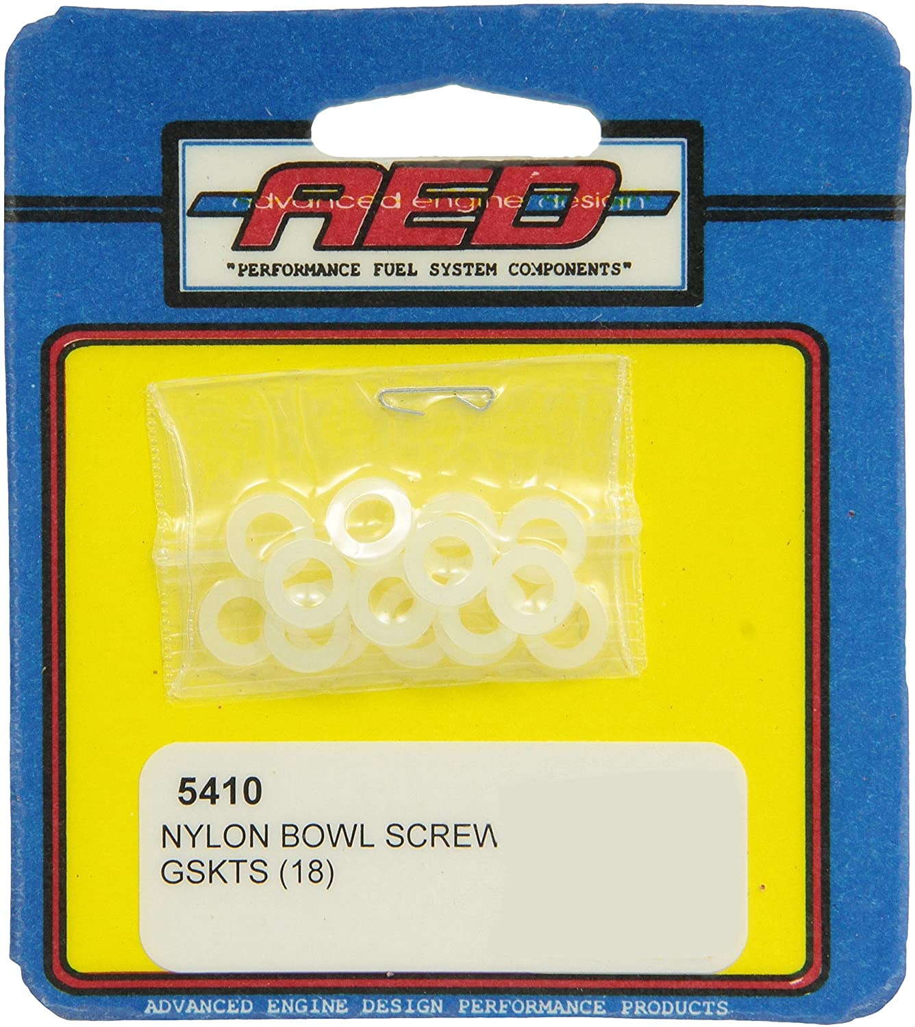 AED Performance 5410 Carburetor Fuel Bowl Screw Gaskets - Set Of 18