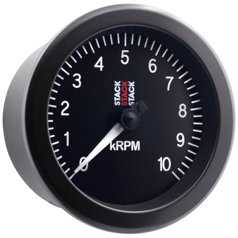 TACHOMETER, SPORT, 88MM, BLACK, 0-10K RPM