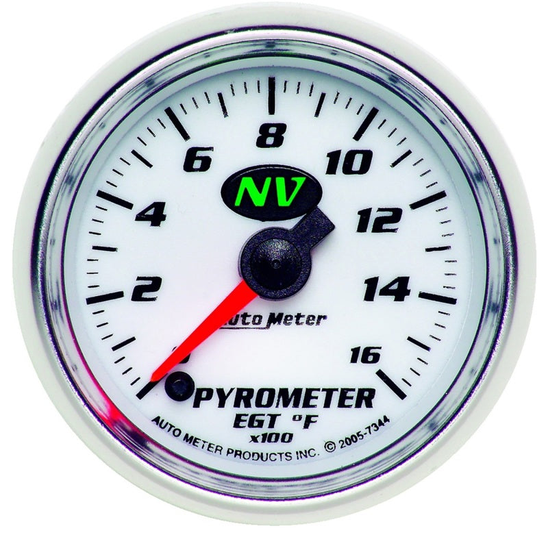 2-1/16" PYROMETER, 0-1600 °F, NV