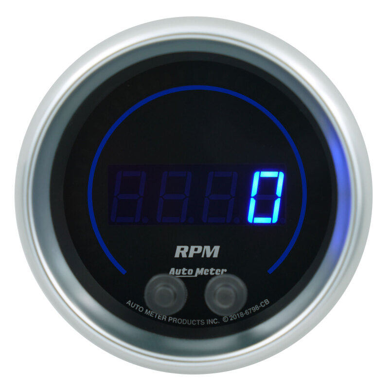 3-3/8" TACHOMETER, 0-16K RPM, IN-DASH, COBALT ELITE DIGITAL