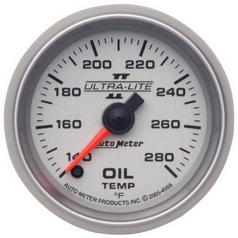 2-1/16" OIL TEMPERATURE, 140-280 °F, ULTRA-LITE II