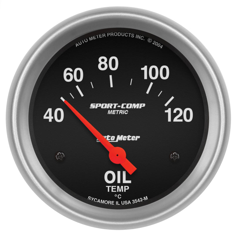 2-5/8" OIL TEMPERATURE, 40-120 °C, SPORT-COMP