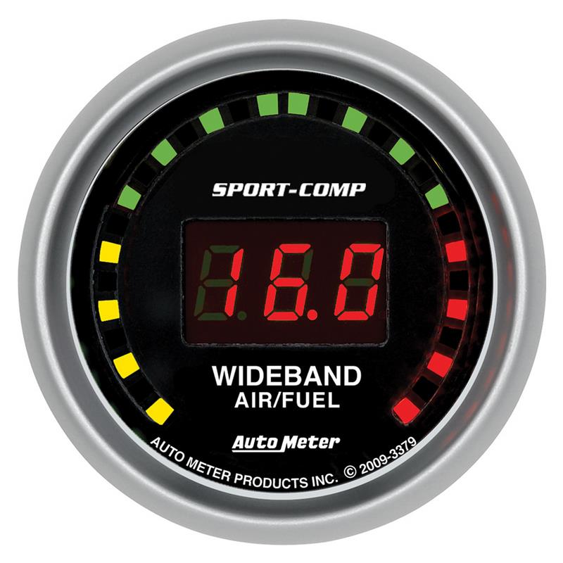 2-1/16" WIDEBAND STREET AIR/FUEL RATIO, 10:1-17:1 AFR, SPORT-COMP