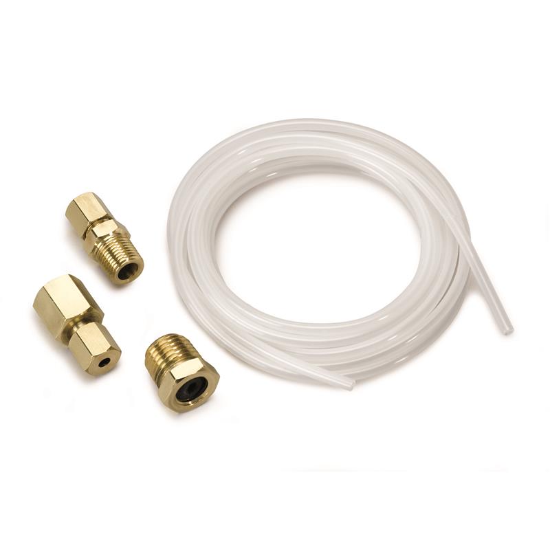 TUBING, NYLON, 1/8", 10FT. LENGTH, INCL. 1/8" NPTF BRASS COMPRESSION FITTINGS