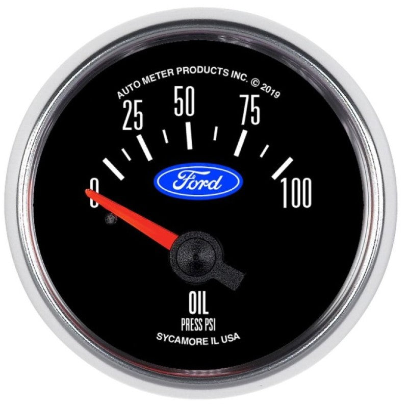 2-1/16" OIL PRESSURE, 0-100 PSI, FORD