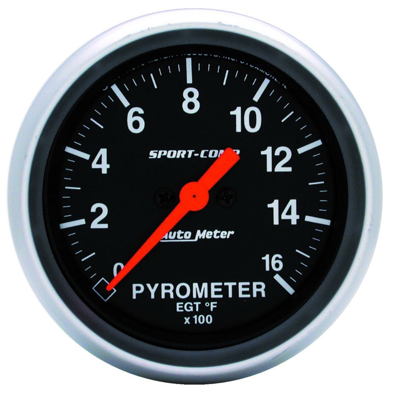 2-5/8" PYROMETER, 0-1600 °F, SPORT-COMP