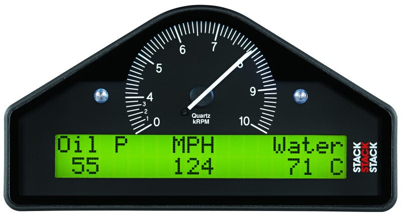 MULTI-FUNCTION DASH DISPLAY LOGGER (MFD), BLK, 0-8K RPM
